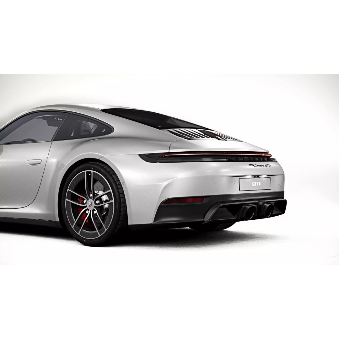 2026 Porsche 911 Carrera 4 GTS 3D Model – High Poly Game Asset, FBX, Blender - View 9