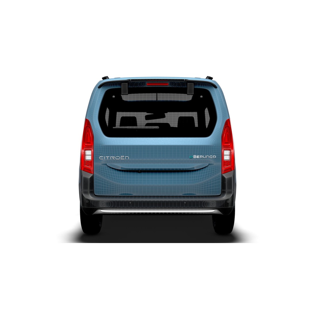 Citroen e Berlingo Max XTR 2025 3D Model – High Poly Vehicle, FBX, OBJ - View 26