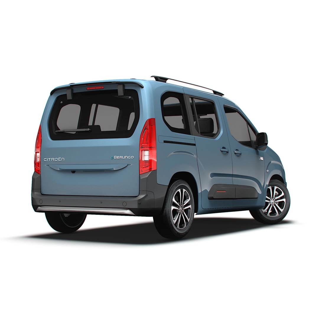 Citroen e Berlingo Max XTR 2025 3D Model – High Poly Vehicle, FBX, OBJ - View 7