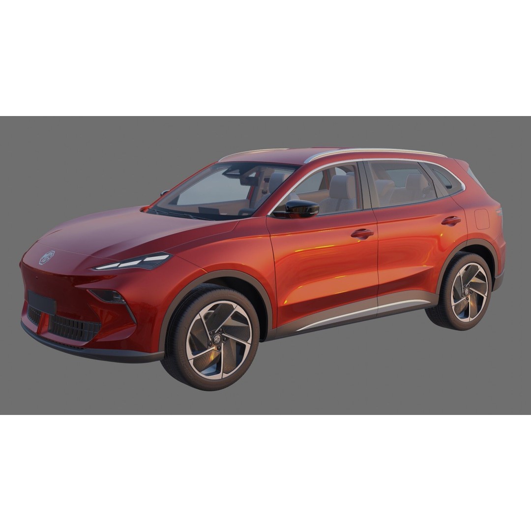 MG S5 ES5 EV 2026 3D Model – Detailed SUV with Interior, FBX, OBJ - View 20