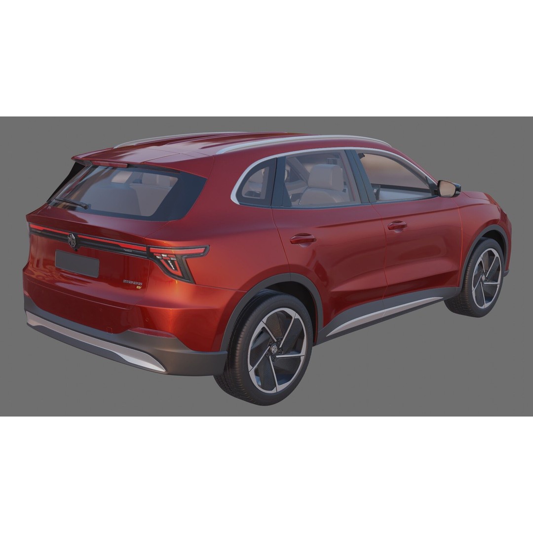 MG S5 ES5 EV 2026 3D Model – Detailed SUV with Interior, FBX, OBJ - View 21