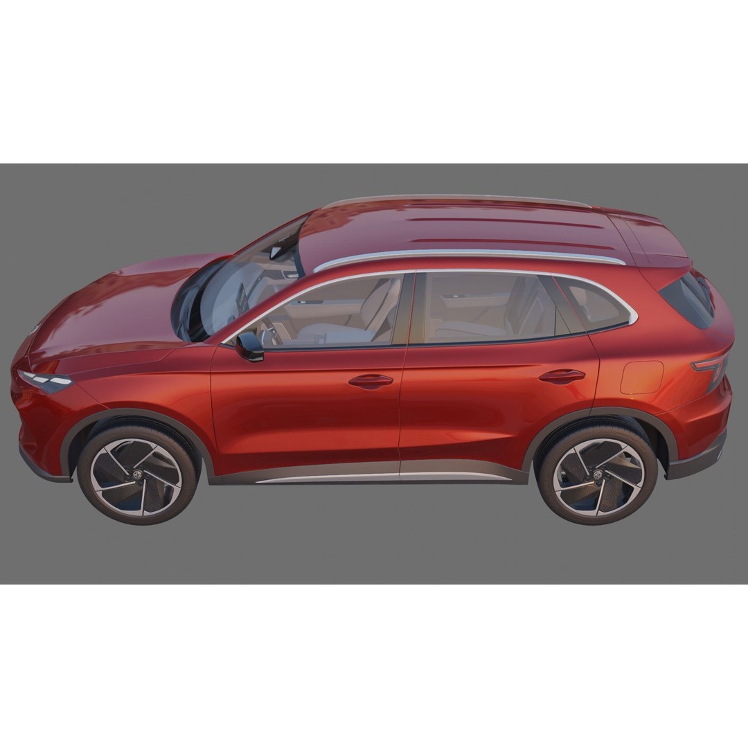 MG S5 ES5 EV 2026 3D Model – Detailed SUV with Interior, FBX, OBJ - View 24