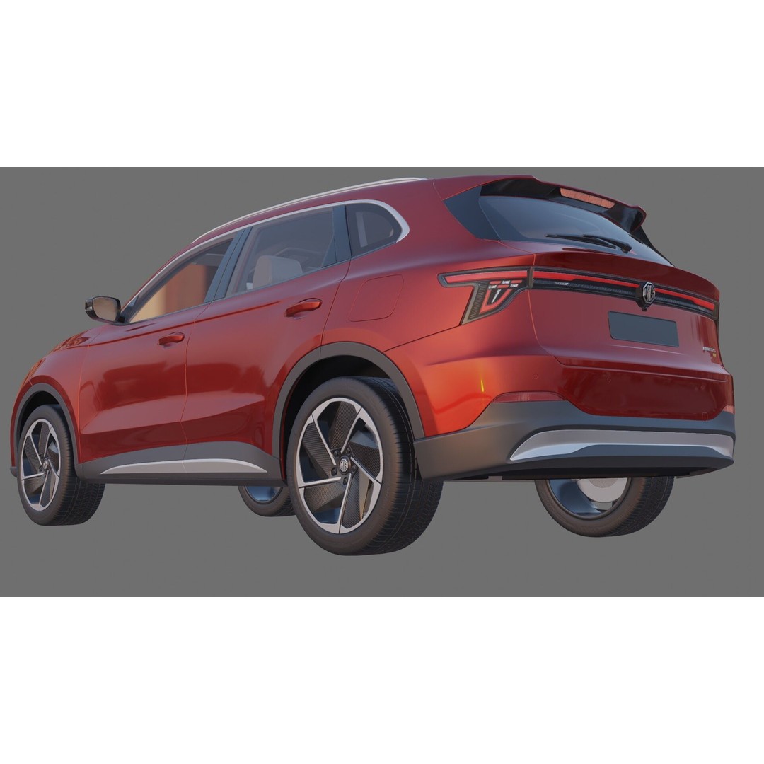 MG S5 ES5 EV 2026 3D Model – Detailed SUV with Interior, FBX, OBJ - View 26