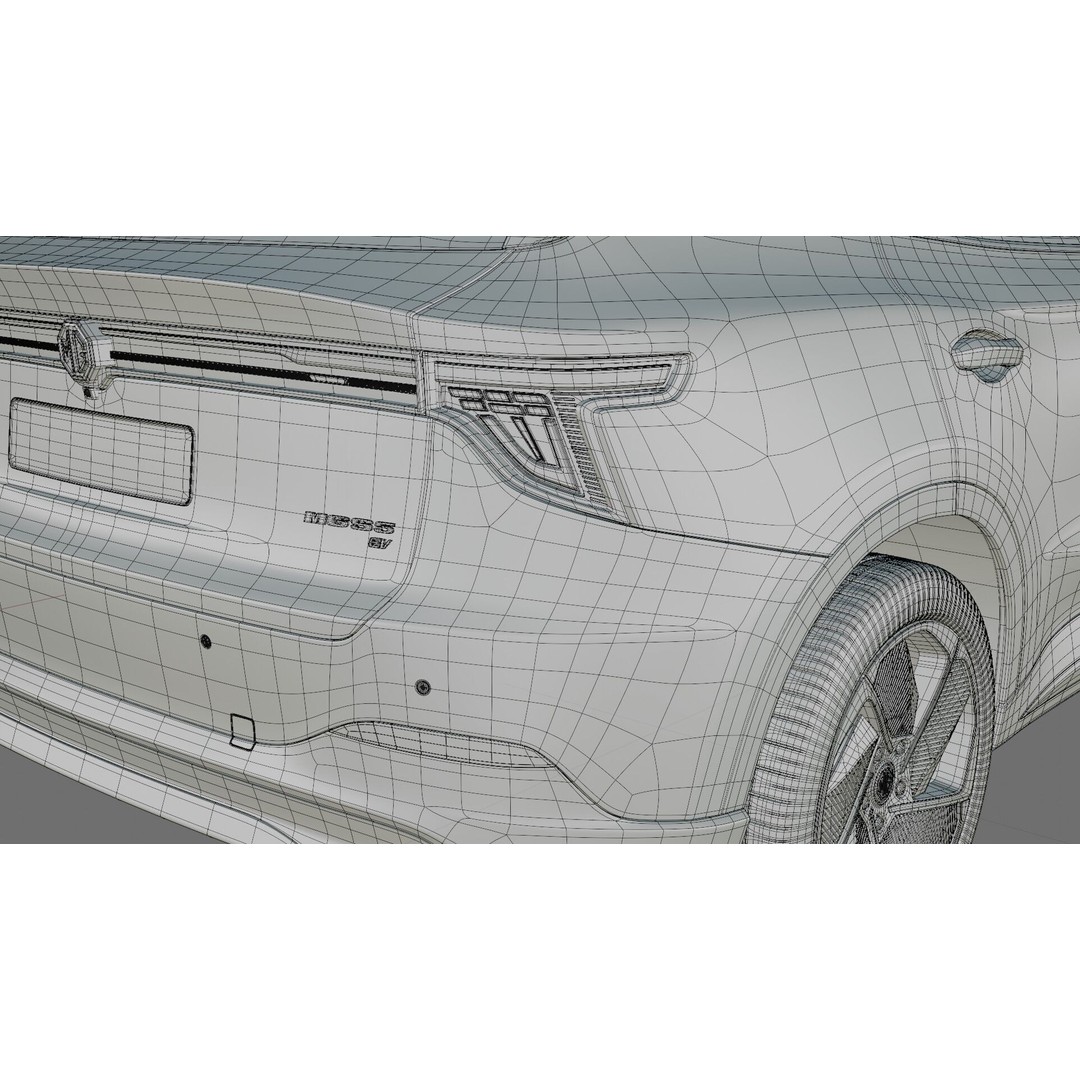 MG S5 ES5 EV 2026 3D Model – Detailed SUV with Interior, FBX, OBJ - View 35