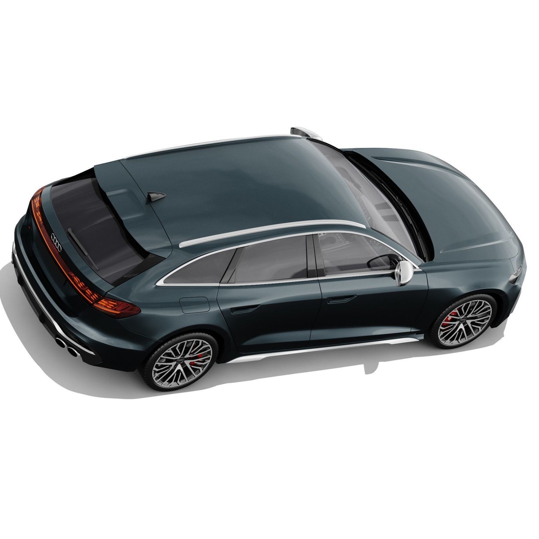 Audi S5 and A5 S-Line Avant 2025 3D Model – Detailed Game-Ready Asset - View 11