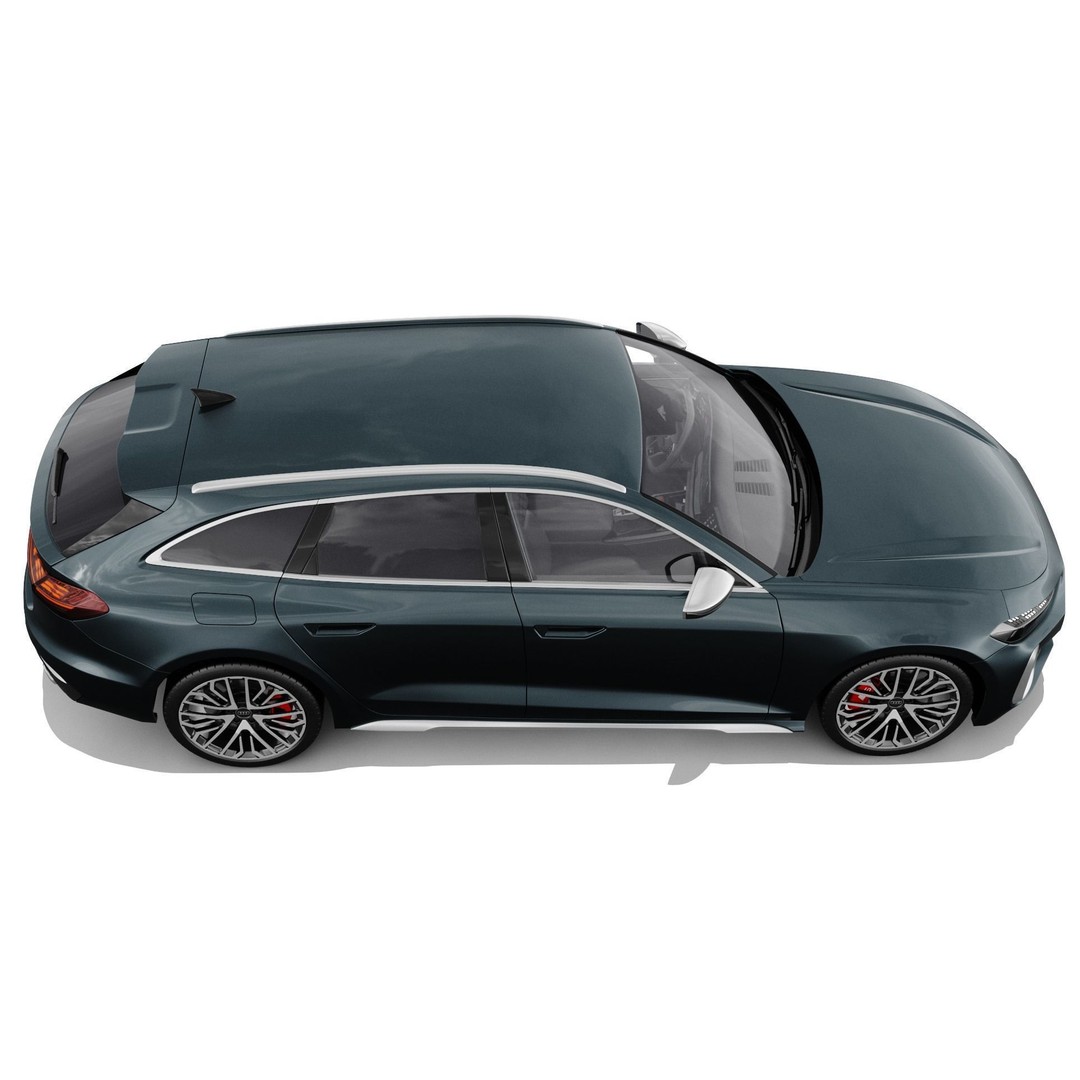 Audi S5 and A5 S-Line Avant 2025 3D Model – Detailed Game-Ready Asset - View 12