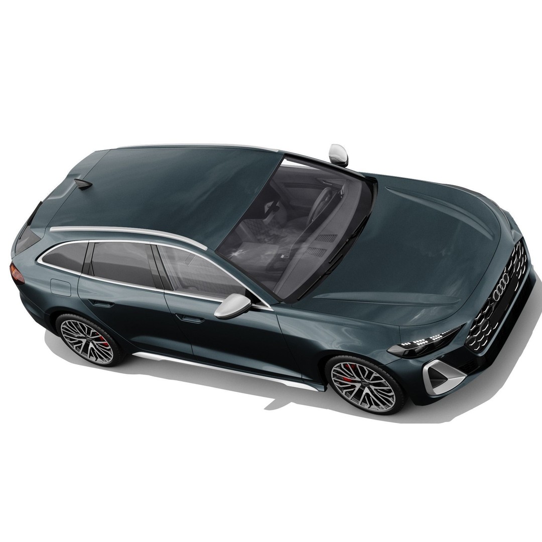 Audi S5 and A5 S-Line Avant 2025 3D Model – Detailed Game-Ready Asset - View 13