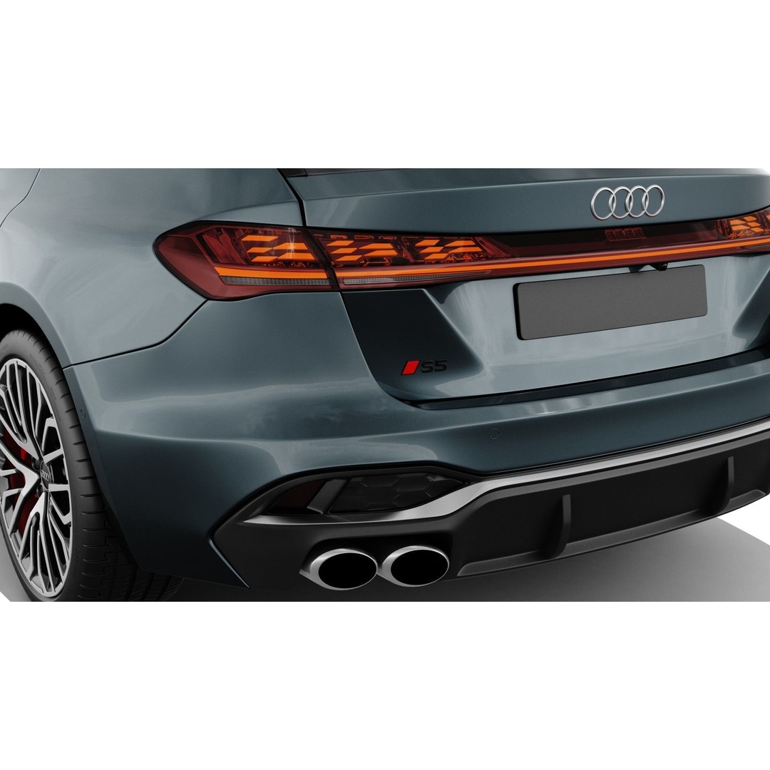 Audi S5 and A5 S-Line Avant 2025 3D Model – Detailed Game-Ready Asset - View 16