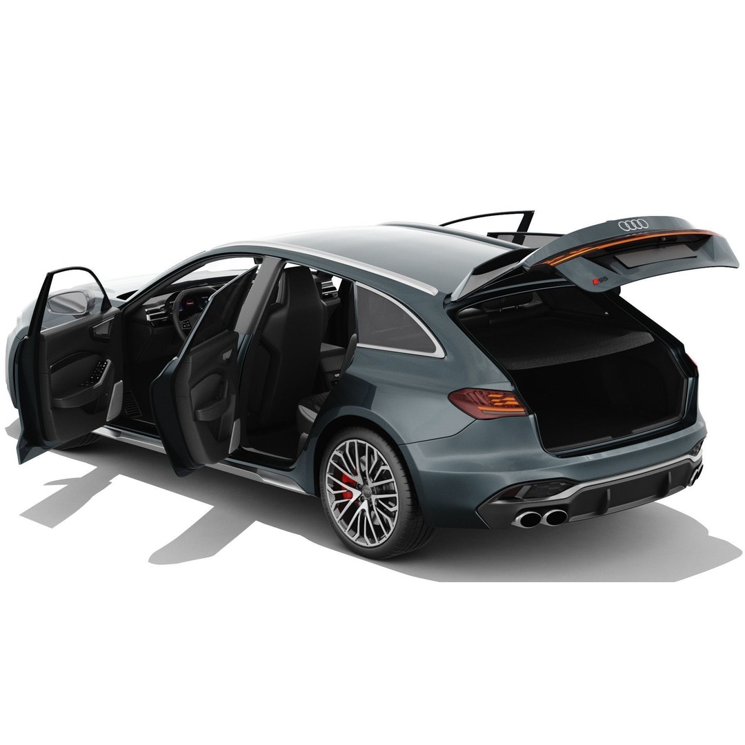 Audi S5 and A5 S-Line Avant 2025 3D Model – Detailed Game-Ready Asset - View 17
