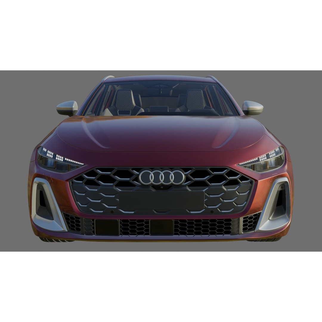Audi S5 and A5 S-Line Avant 2025 3D Model – Detailed Game-Ready Asset - View 28