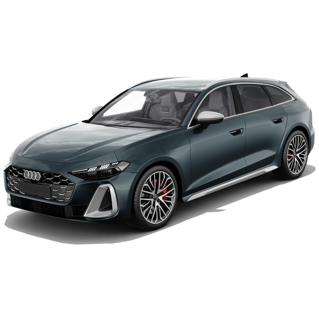 Audi S5 and A5 S-Line Avant 2025 3D Model – Detailed Game-Ready Asset - View 3