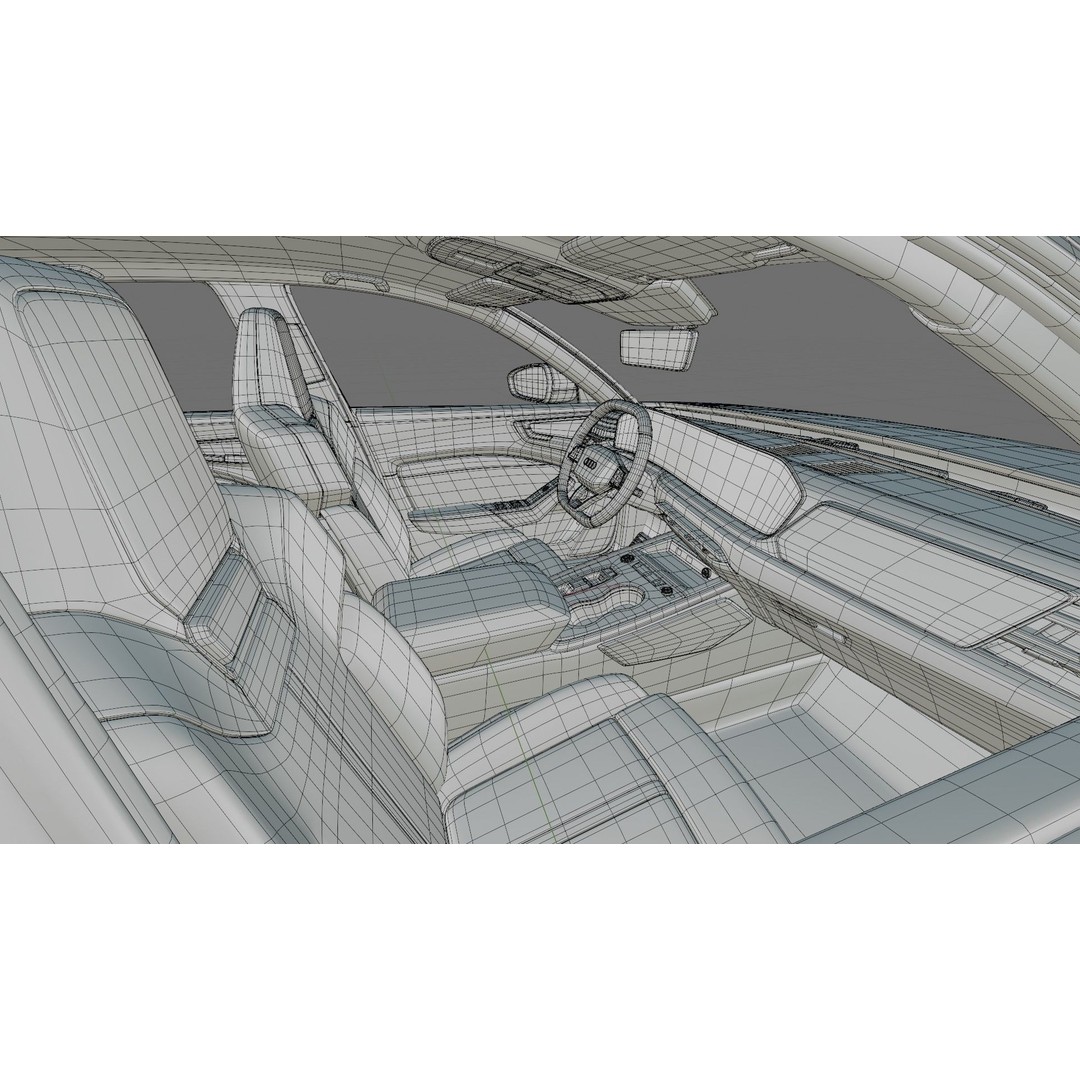 Audi S5 and A5 S-Line Avant 2025 3D Model – Detailed Game-Ready Asset - View 38