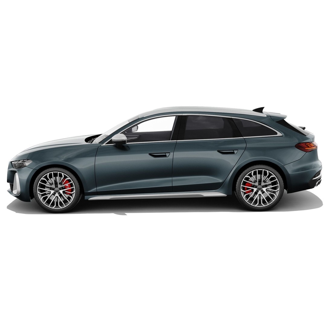 Audi S5 and A5 S-Line Avant 2025 3D Model – Detailed Game-Ready Asset - View 6
