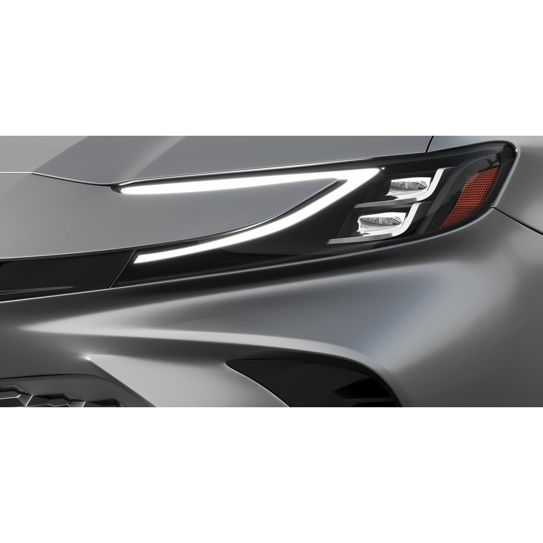 Toyota Camry XSE 2025 3D Model – High Poly Car Asset, FBX, OBJ - View 14