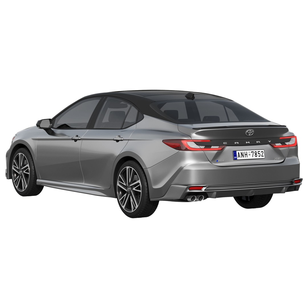 Toyota Camry XSE 2025 3D Model – High Poly Car Asset, FBX, OBJ - View 4