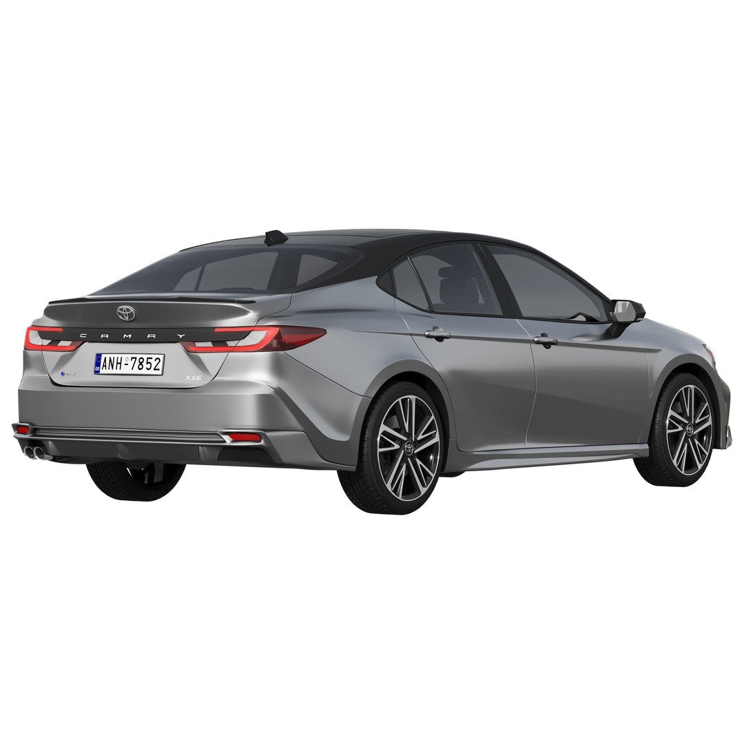 Toyota Camry XSE 2025 3D Model – High Poly Car Asset, FBX, OBJ - View 5