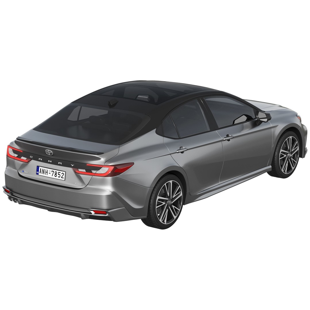 Toyota Camry XSE 2025 3D Model – High Poly Car Asset, FBX, OBJ - View 6