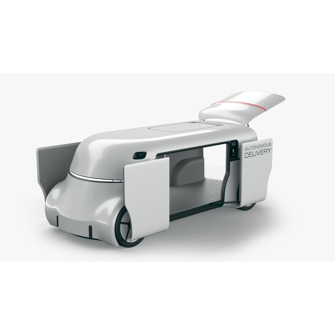 Autonomous Commercial Delivery Drone 3D Model – High Poly PBR Asset, FBX & Blender Formats - View 13