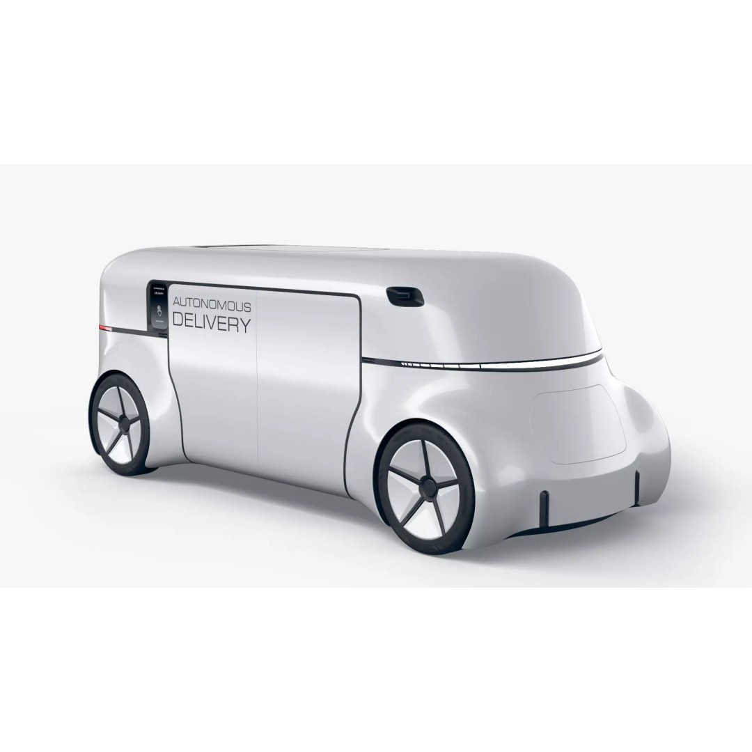 Autonomous Commercial Delivery Drone 3D Model – High Poly PBR Asset, FBX & Blender Formats - View 2