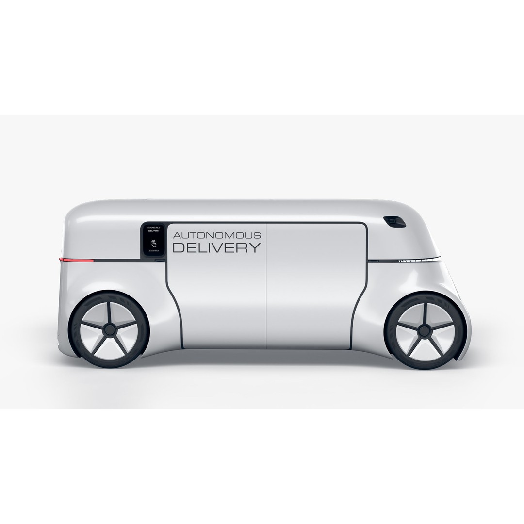 Autonomous Commercial Delivery Drone 3D Model – High Poly PBR Asset, FBX & Blender Formats - View 3