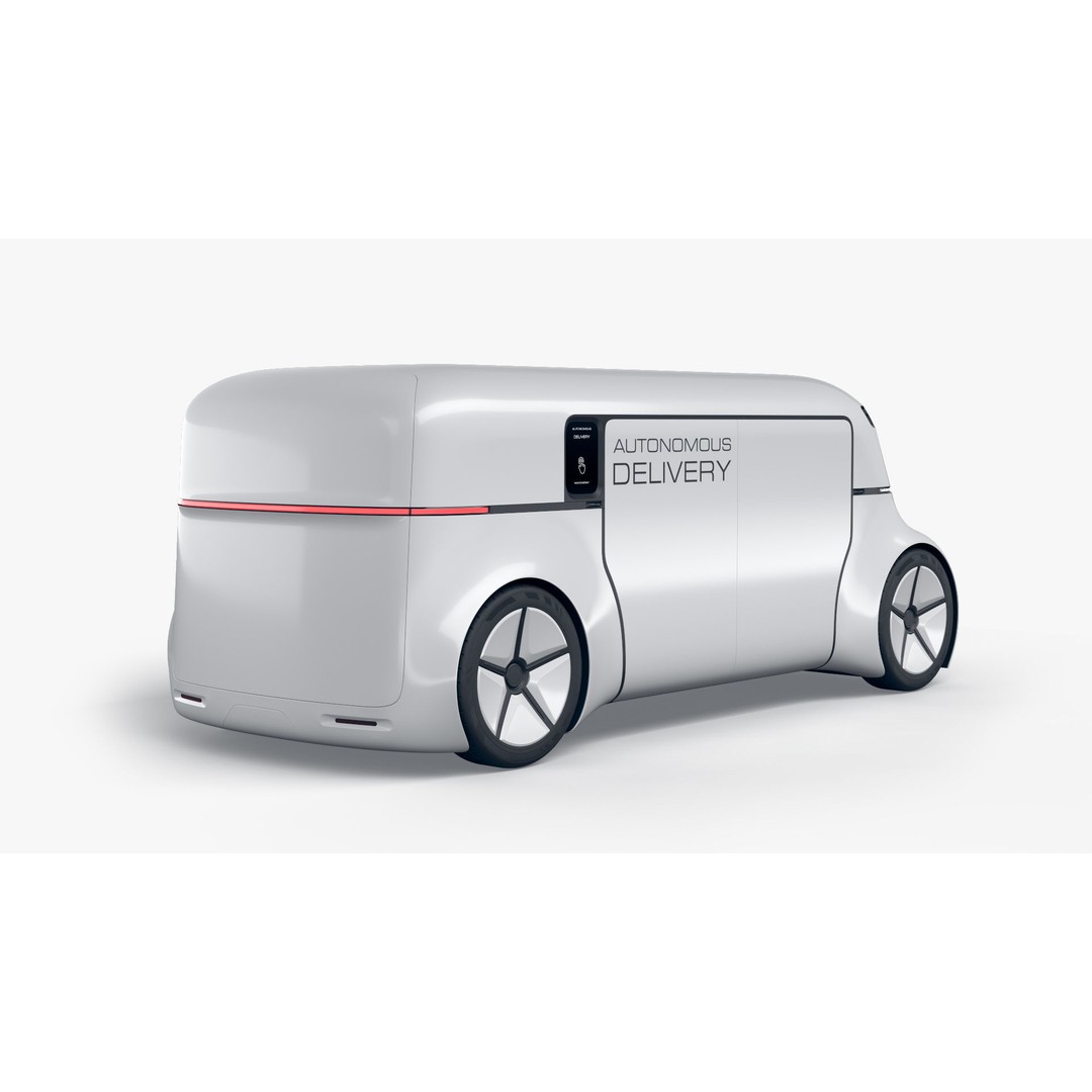 Autonomous Commercial Delivery Drone 3D Model – High Poly PBR Asset, FBX & Blender Formats - View 4