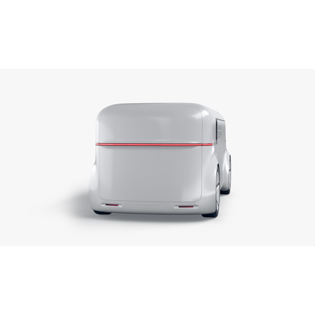 Autonomous Commercial Delivery Drone 3D Model – High Poly PBR Asset, FBX & Blender Formats - View 5