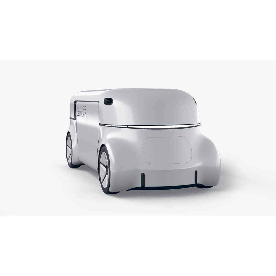 Autonomous Commercial Delivery Drone 3D Model – High Poly PBR Asset, FBX & Blender Formats - View 6