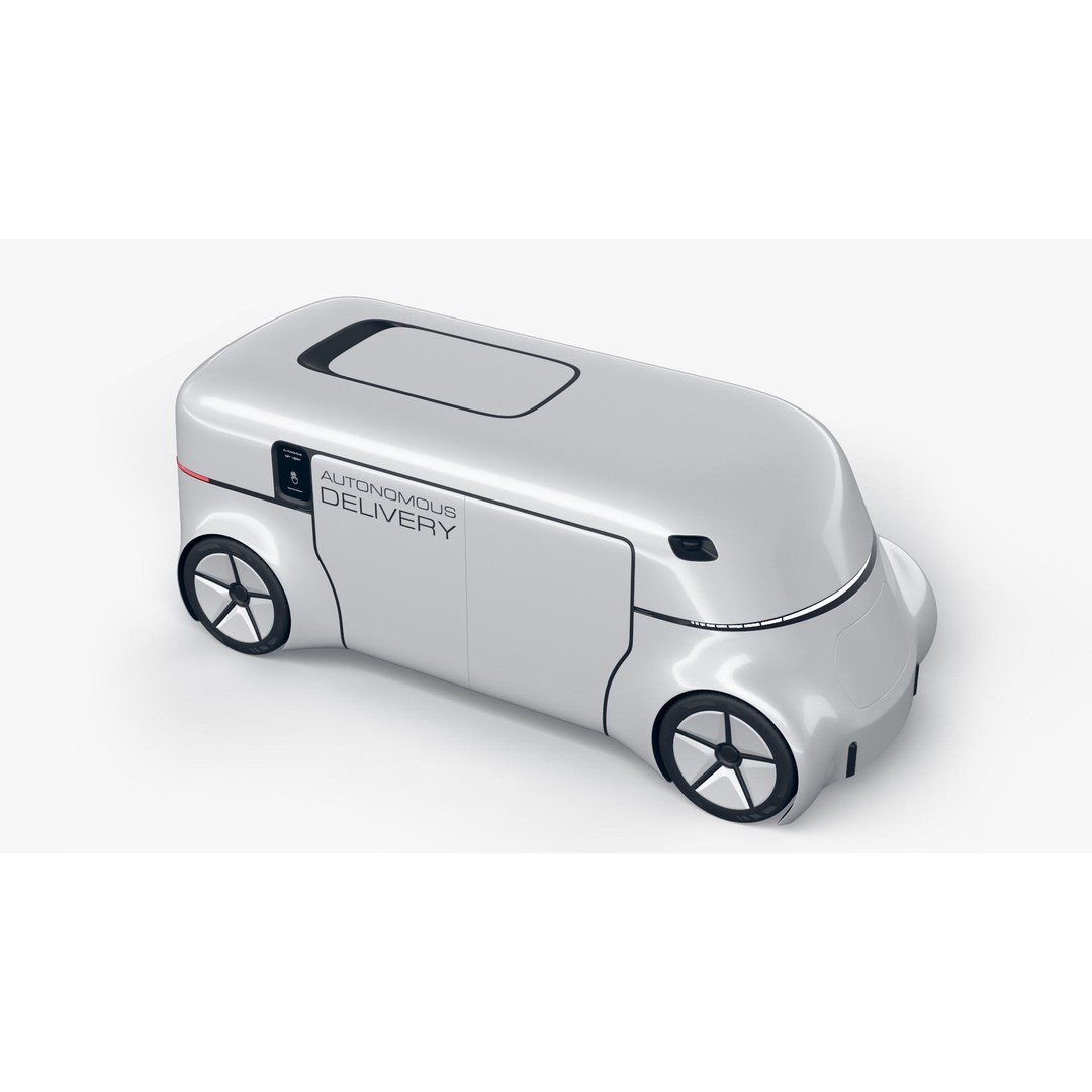 Autonomous Commercial Delivery Drone 3D Model – High Poly PBR Asset, FBX & Blender Formats - View 7