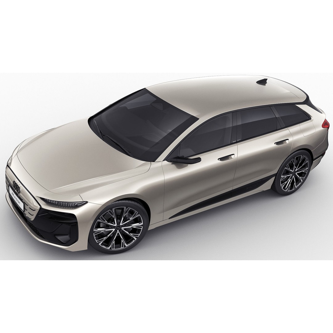 Audi A6 Avant e-tron 2025 3D Model – High Poly Game Asset, FBX, OBJ, Blender - View 12