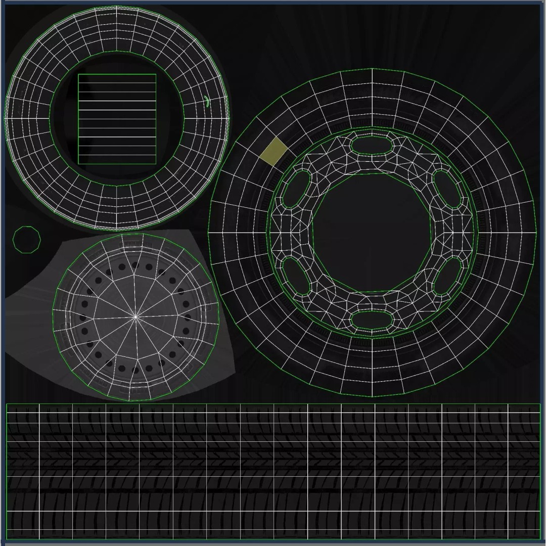 Vintage 70s Fire Chief Car 3D Model – Low Poly Game Ready Asset, FBX - View 42