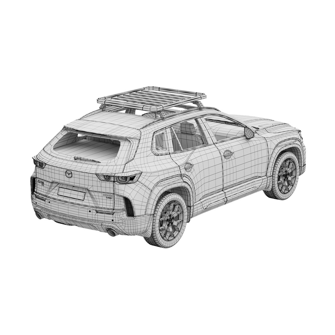 Mazda CX-50 3D Model – High-Res SUV Asset, FBX, OBJ
