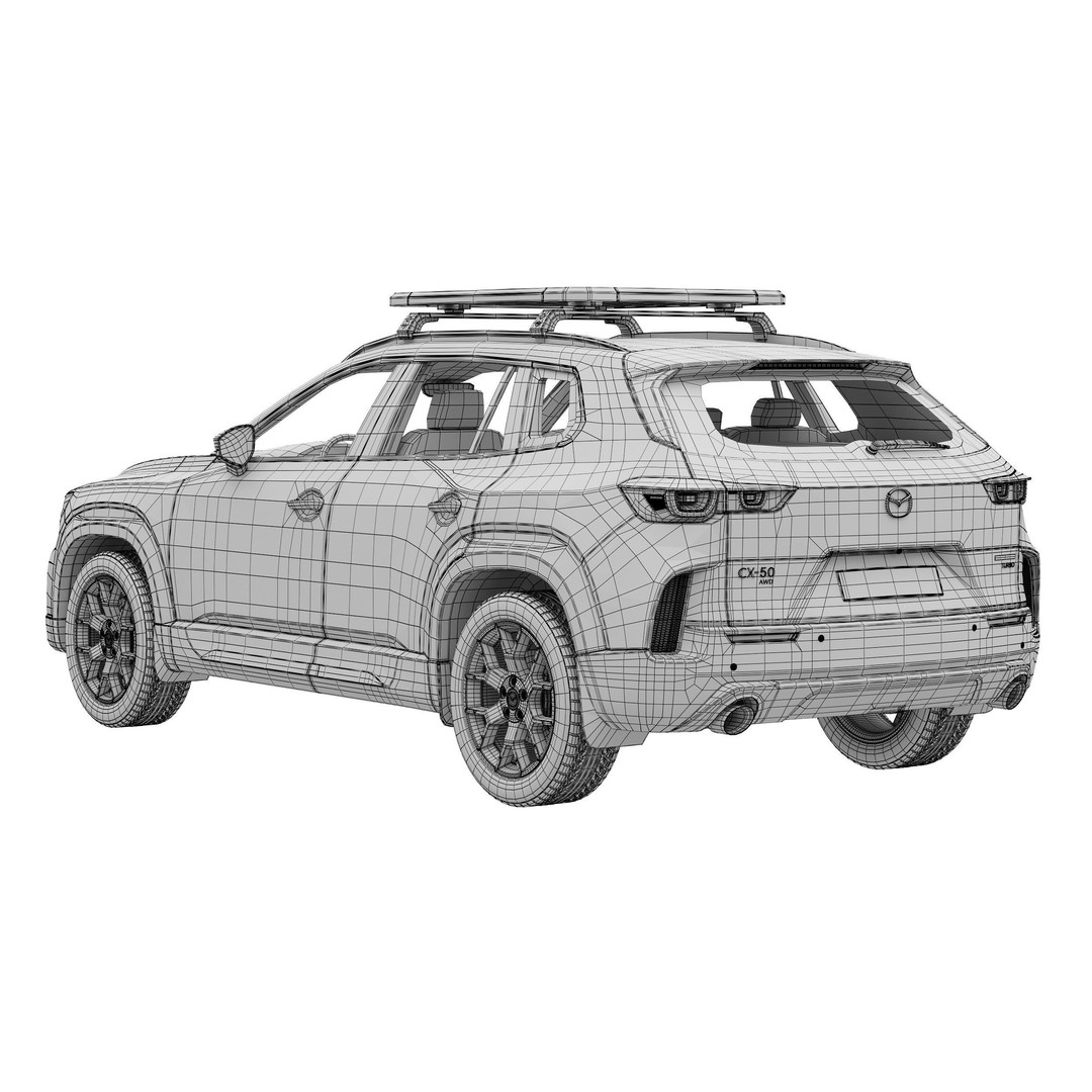 Mazda CX-50 3D Model – High-Res SUV Asset, FBX, OBJ - View 17