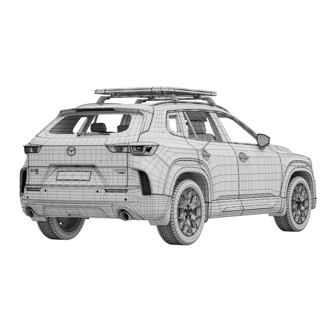 Mazda CX-50 3D Model – High-Res SUV Asset, FBX, OBJ - View 18