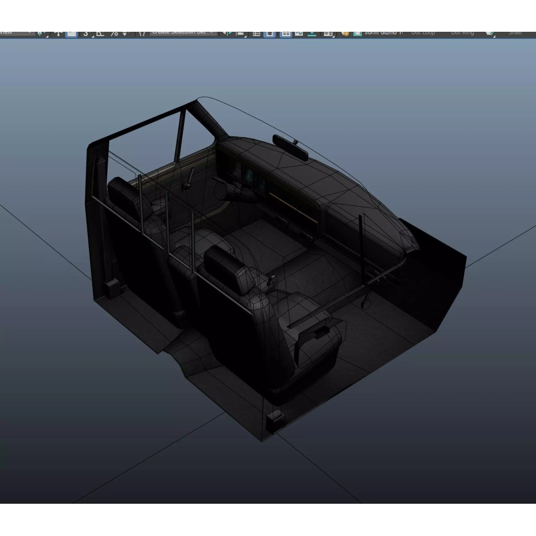 Jeep J20 Holmes Tow Truck 3D Model – Low Poly Game Ready Asset, FBX - View 30