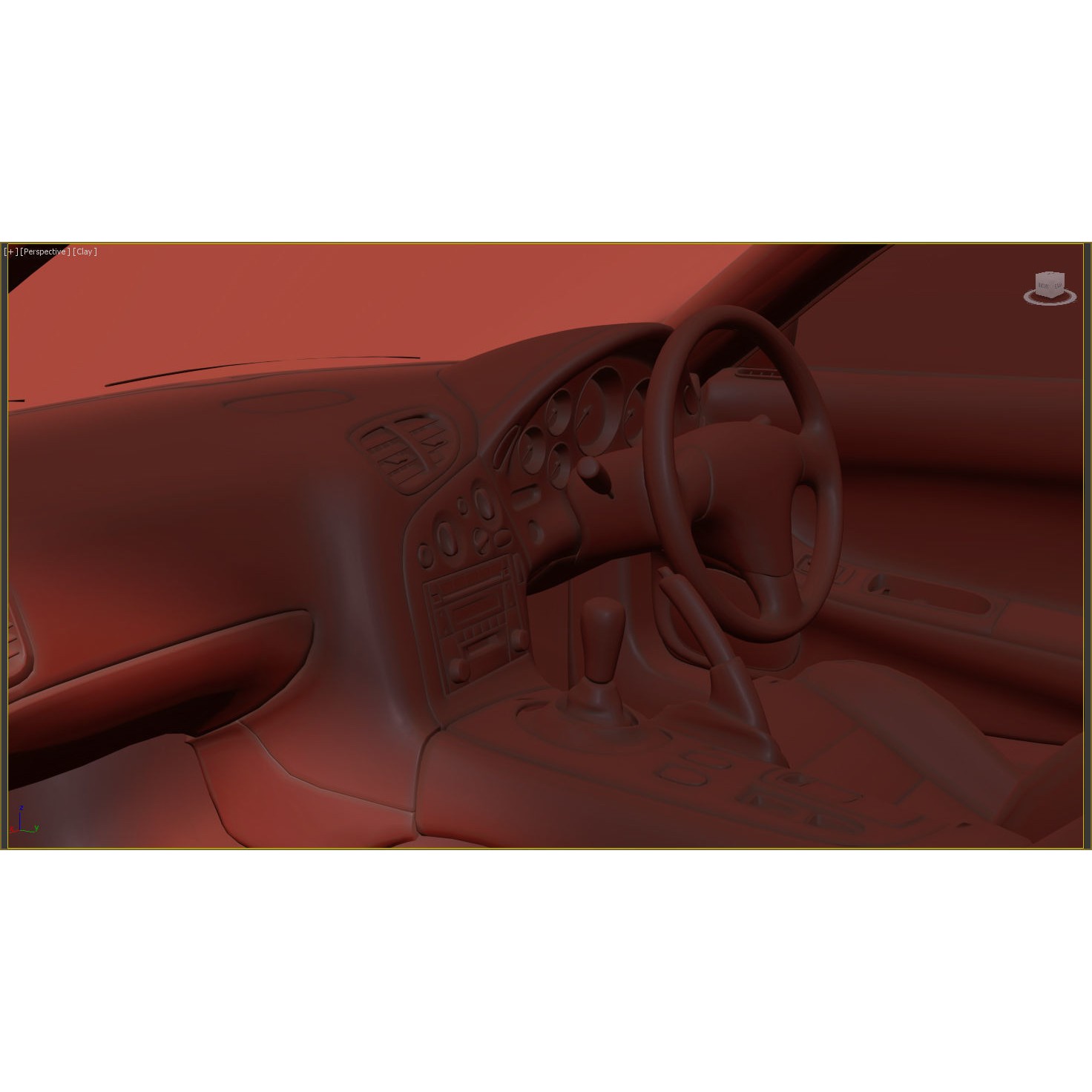 Mazda RX-7 - High Poly 3D Model