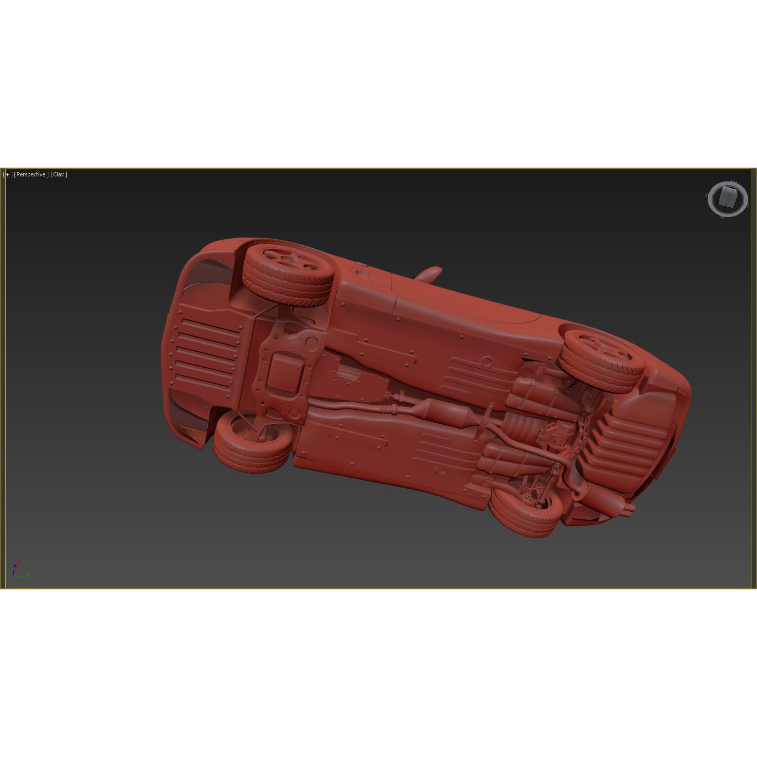 Mazda RX-7 - High Poly 3D Model - View 17