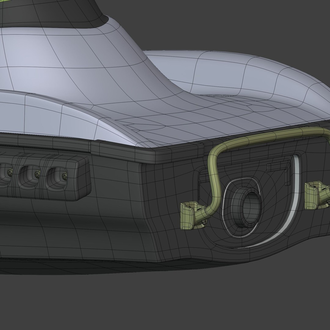 Generic JetSki 3D Model – Low Poly Watercraft for Games, Blender - View 18