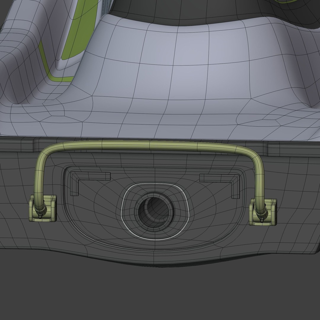 Generic JetSki 3D Model – Low Poly Watercraft for Games, Blender - View 20