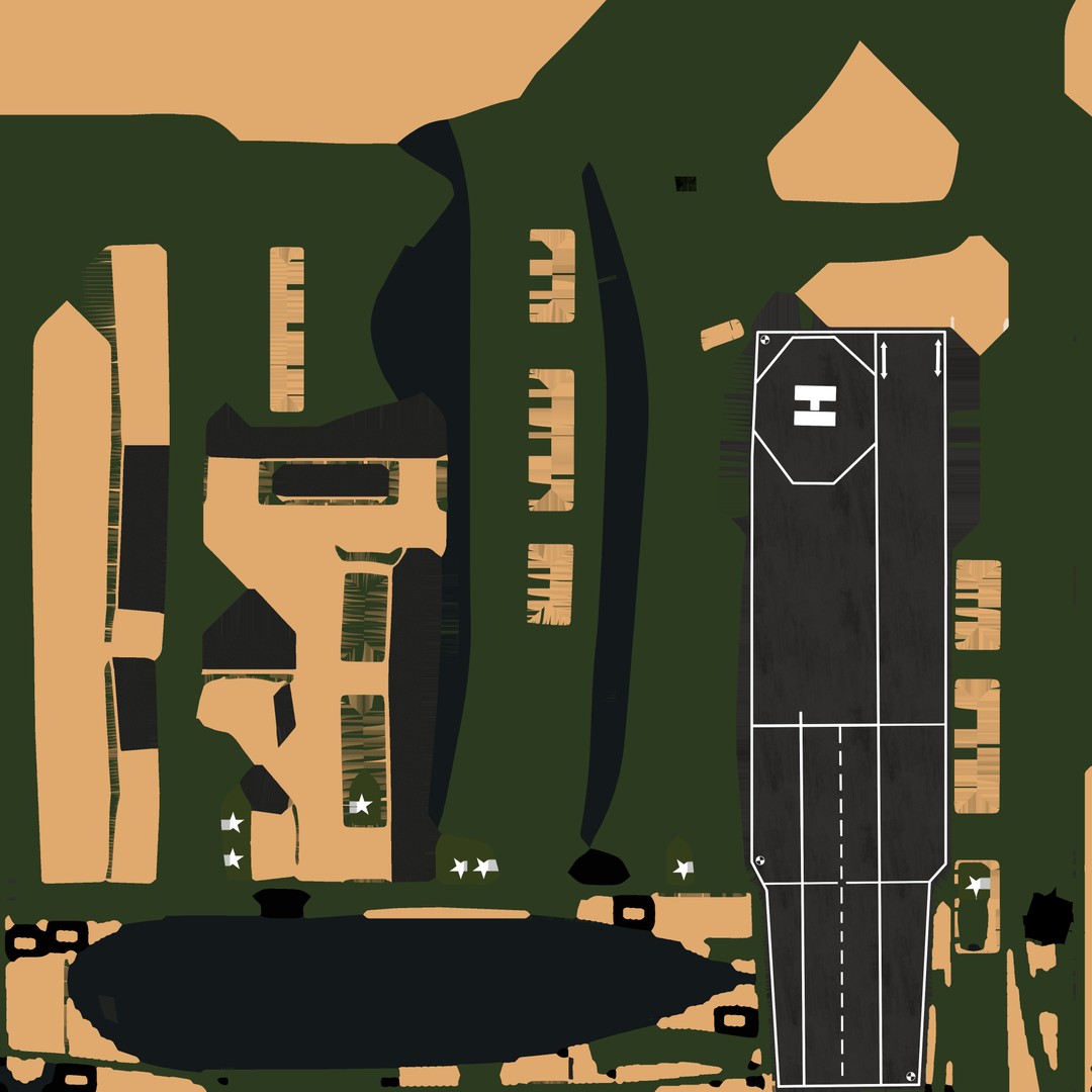 Assault Ship 3D Model – Amphibious Military Watercraft, FBX - View 27