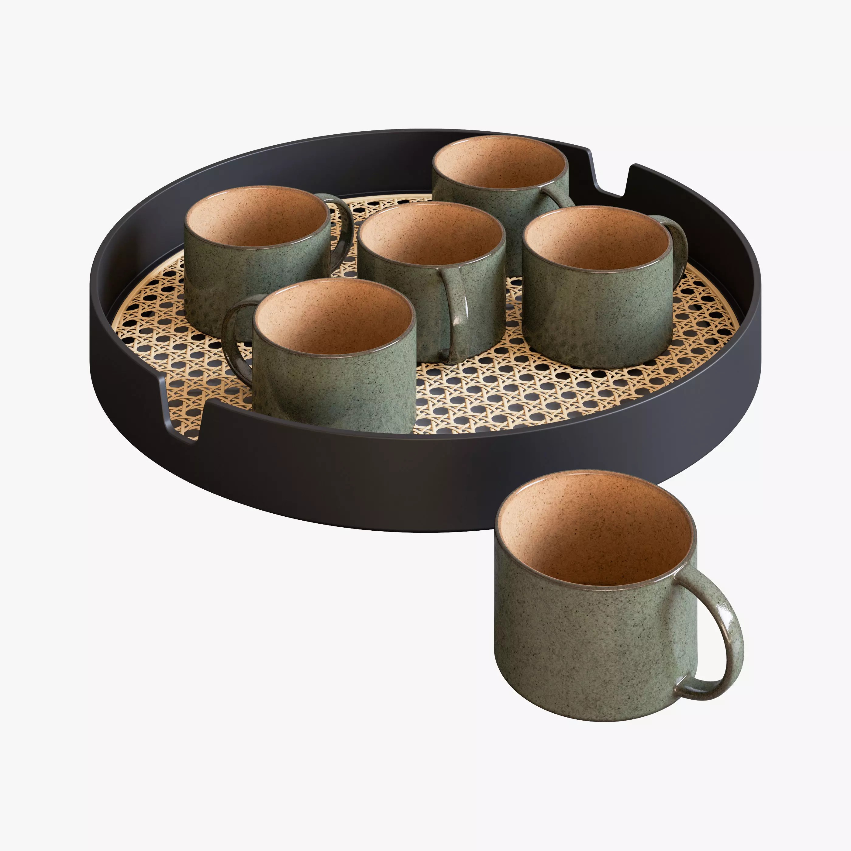 Normann Copenhagen Salon Tray - Game-Ready 3D Model - View 2
