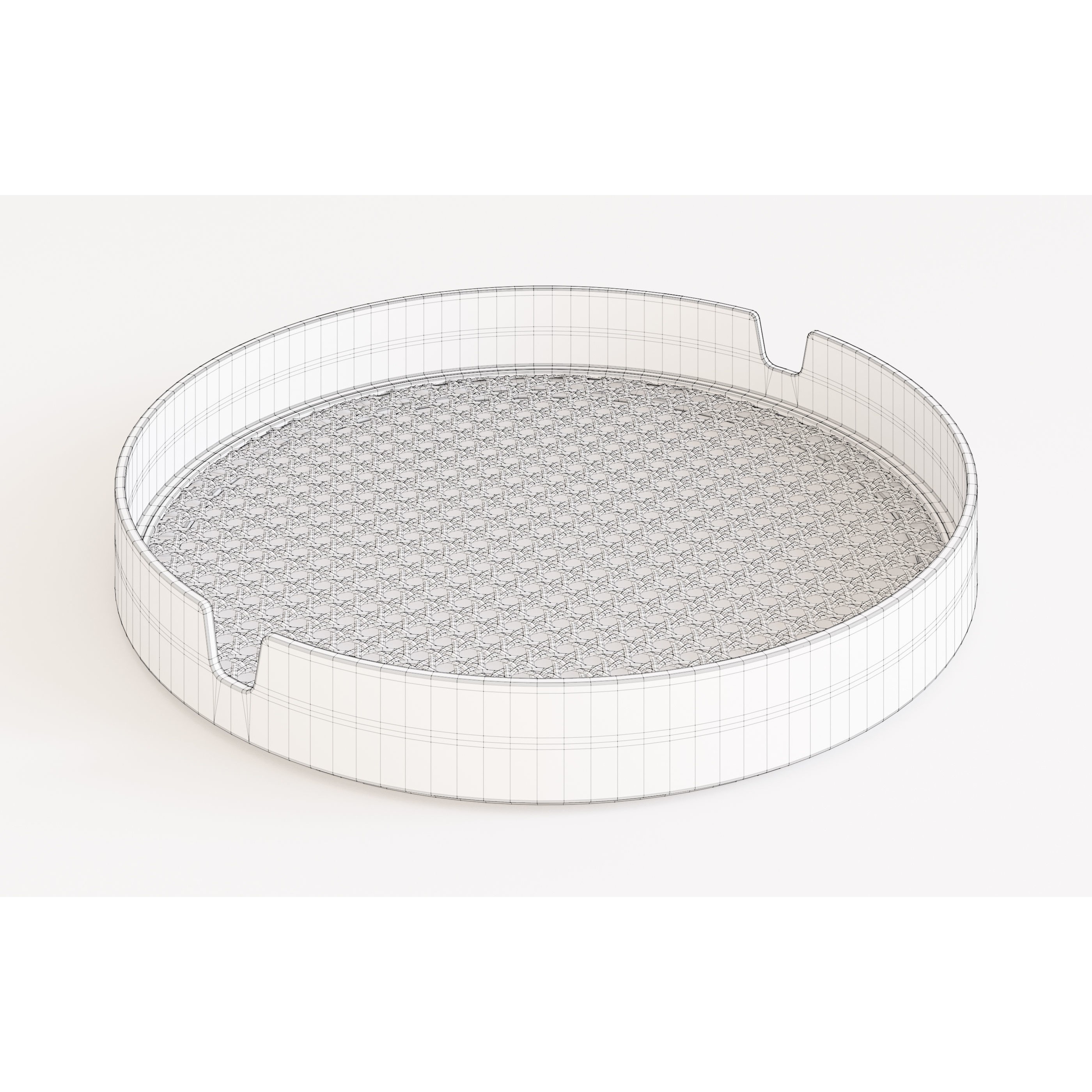 Normann Copenhagen Salon Tray - Game-Ready 3D Model - View 9