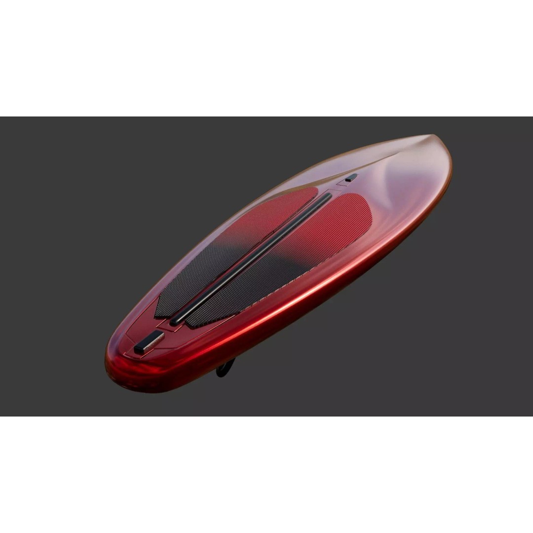 Paddleboard 3D Model – Low Poly Racing Watercraft, FBX - View 7