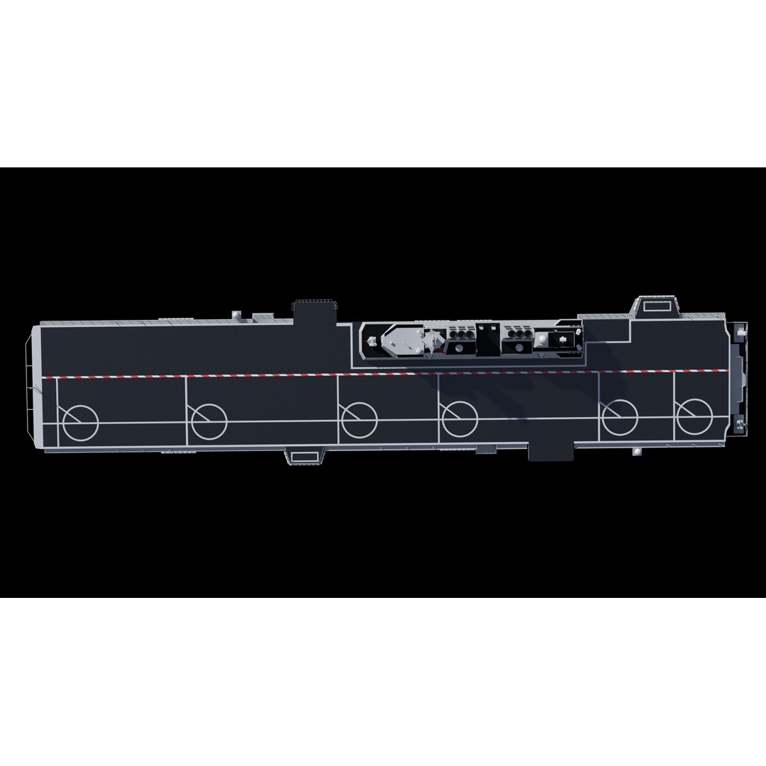 China Type 075 Amphibious Assault Ship 3D Model – High Poly, PBR, Maya, FBX - View 5