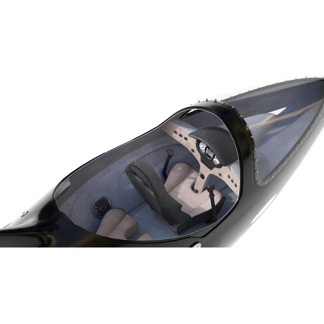 Seabreacher 3D Model – Highly Detailed Watercraft with Interior, FBX - View 10