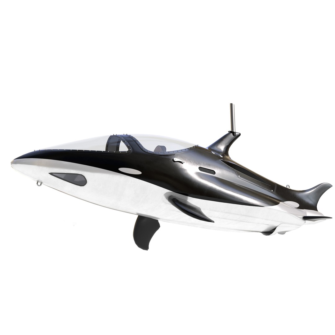 Seabreacher 3D Model – Highly Detailed Watercraft with Interior, FBX - View 11