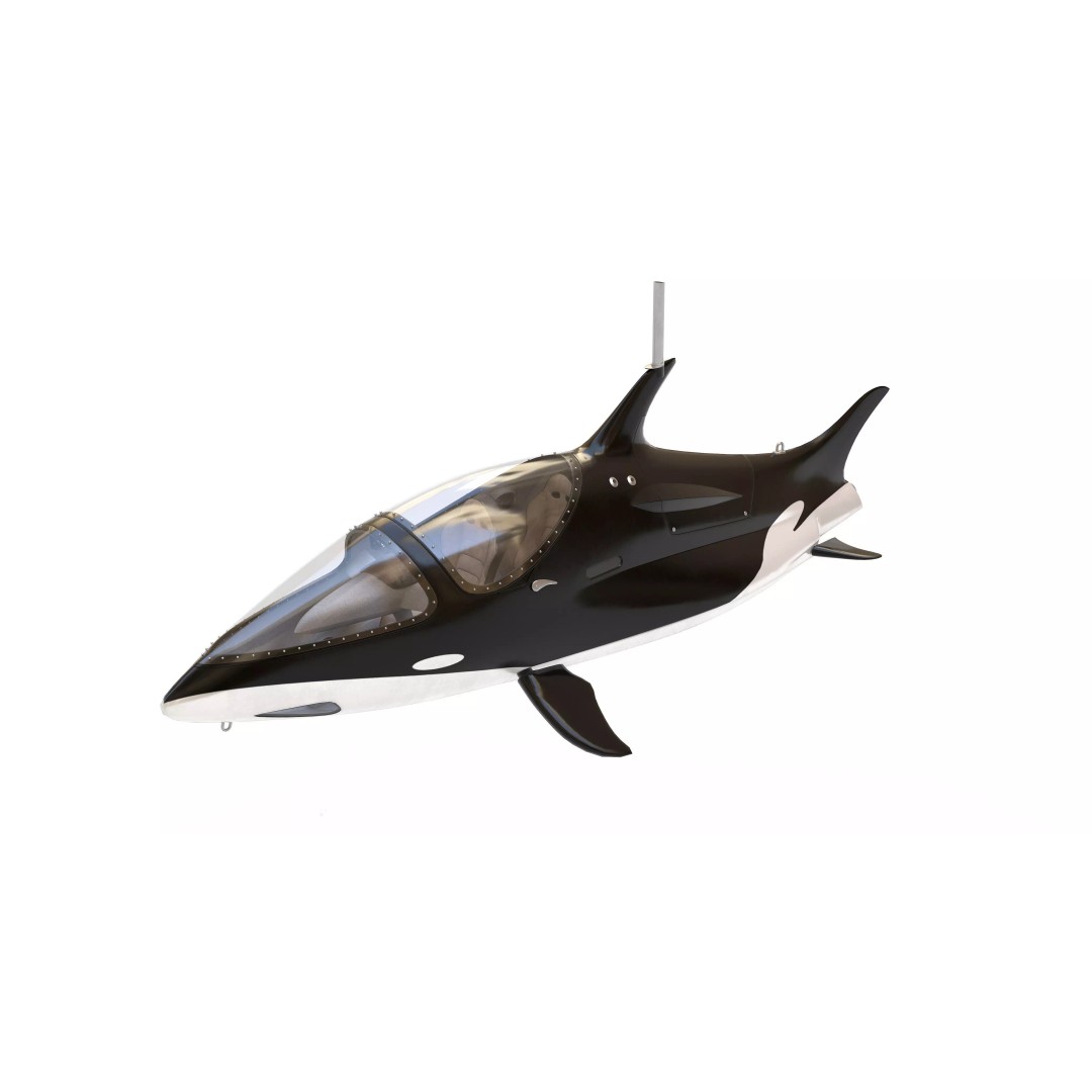 Seabreacher 3D Model – Highly Detailed Watercraft with Interior, FBX - View 5