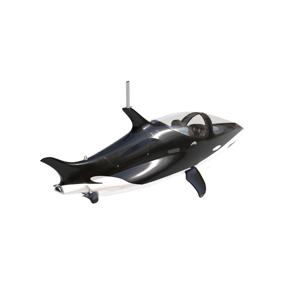 Seabreacher 3D Model – Highly Detailed Watercraft with Interior, FBX - View 7