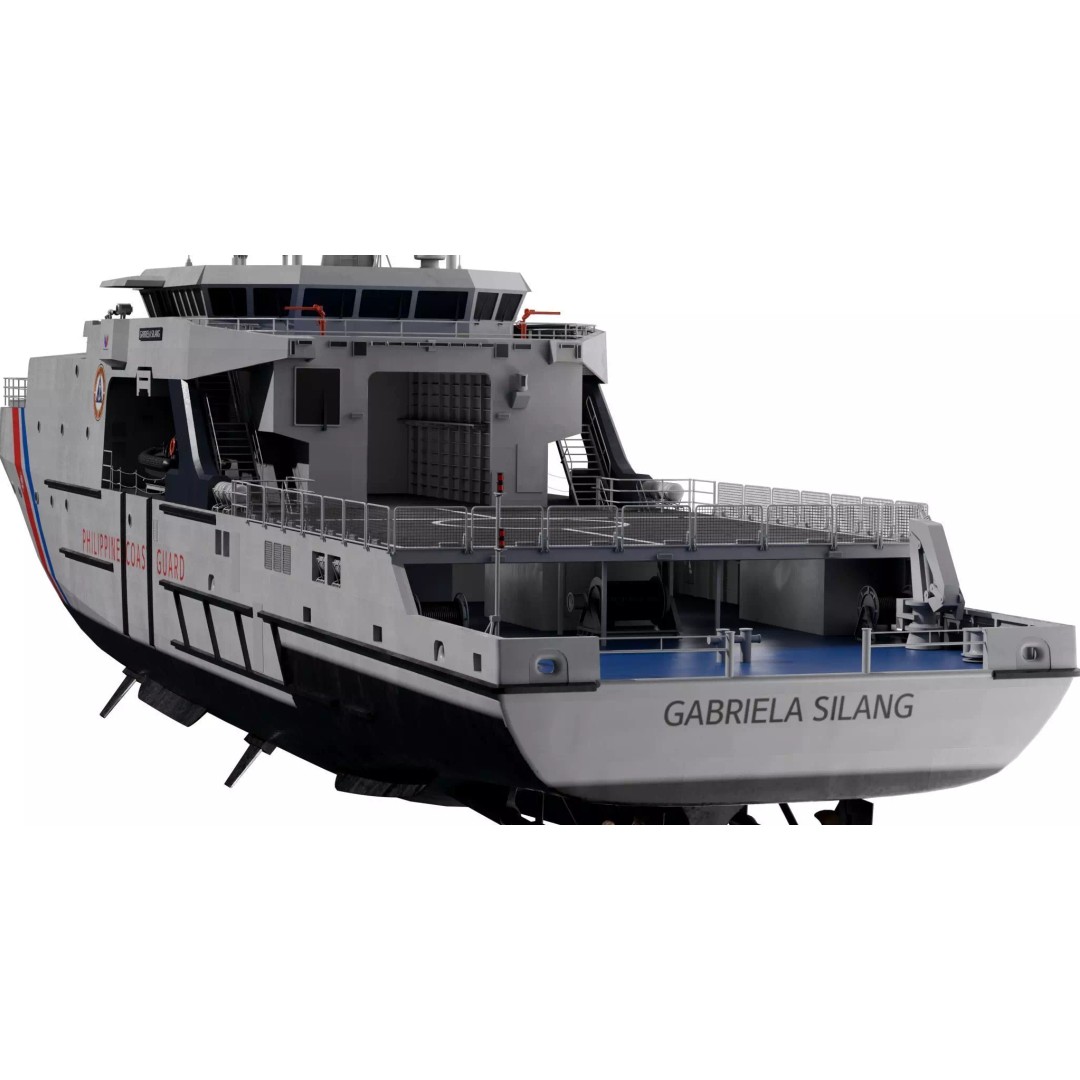 BRP Gabriela Silang 3D Model – High Poly Military Vessel, FBX - View 10