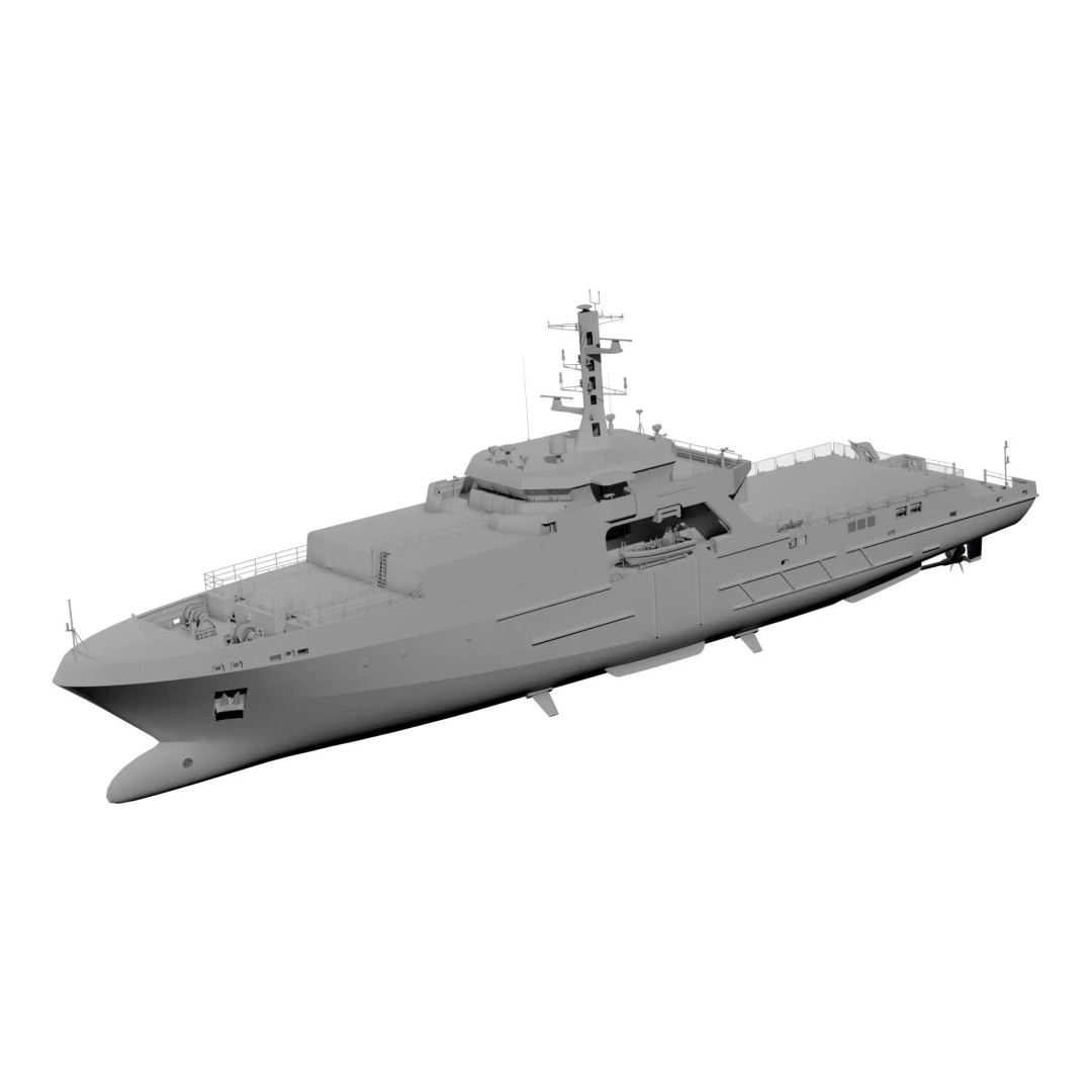 BRP Gabriela Silang 3D Model – High Poly Military Vessel, FBX - View 18