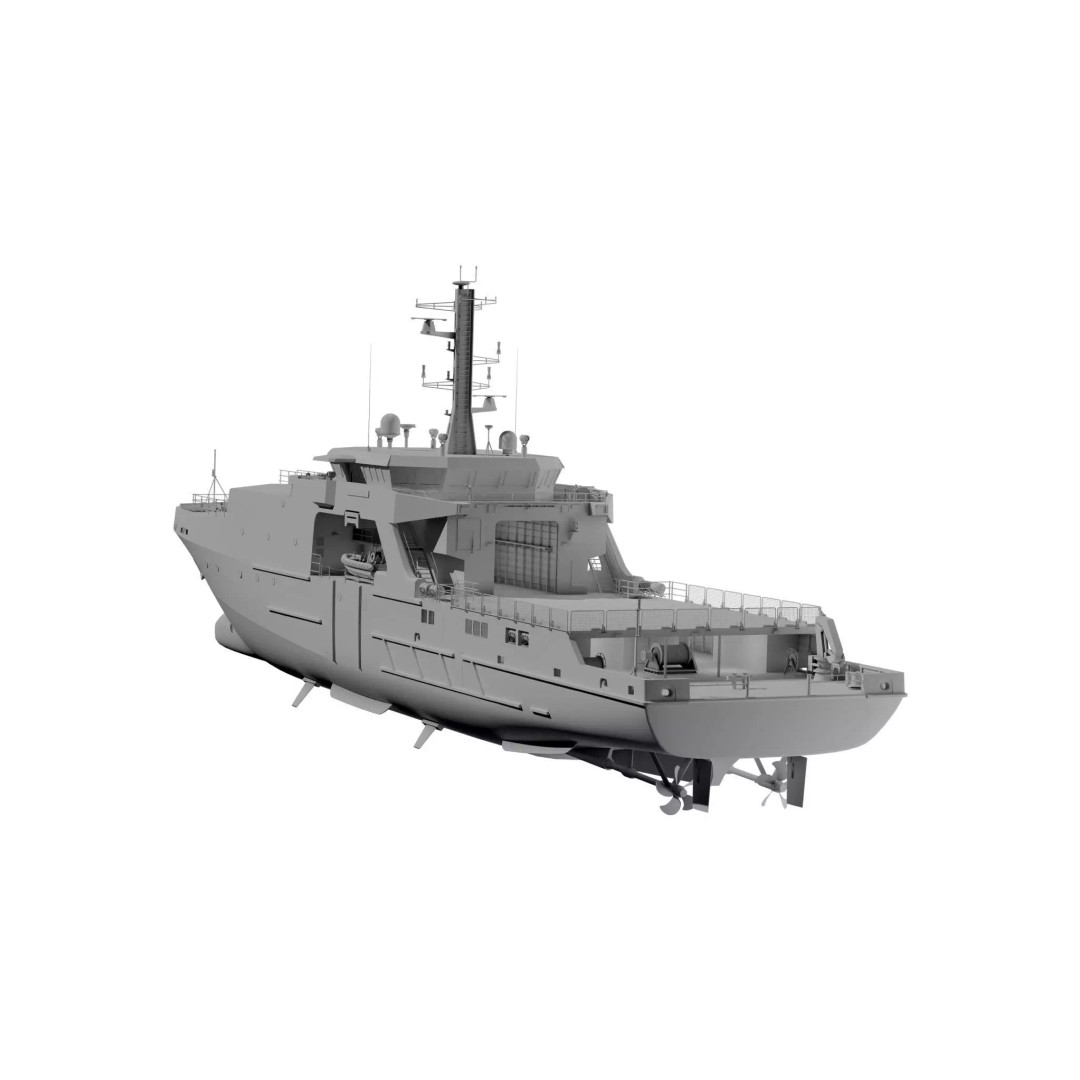 BRP Gabriela Silang 3D Model – High Poly Military Vessel, FBX - View 22